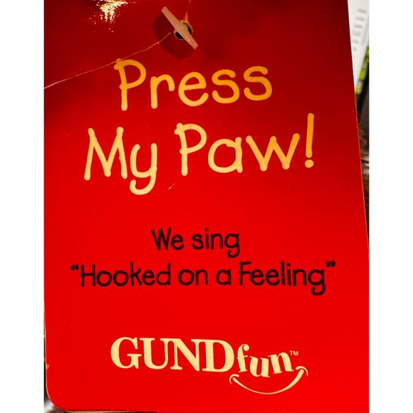 Gund Boris the Animated Fishing Bear, sings "Hooked on a Feeling." - Picture 4 of 4